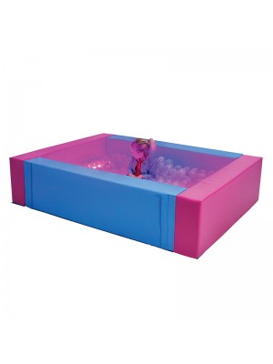 Piscina de Bolas Sensorial com Iluminação LED 200x150x45x20